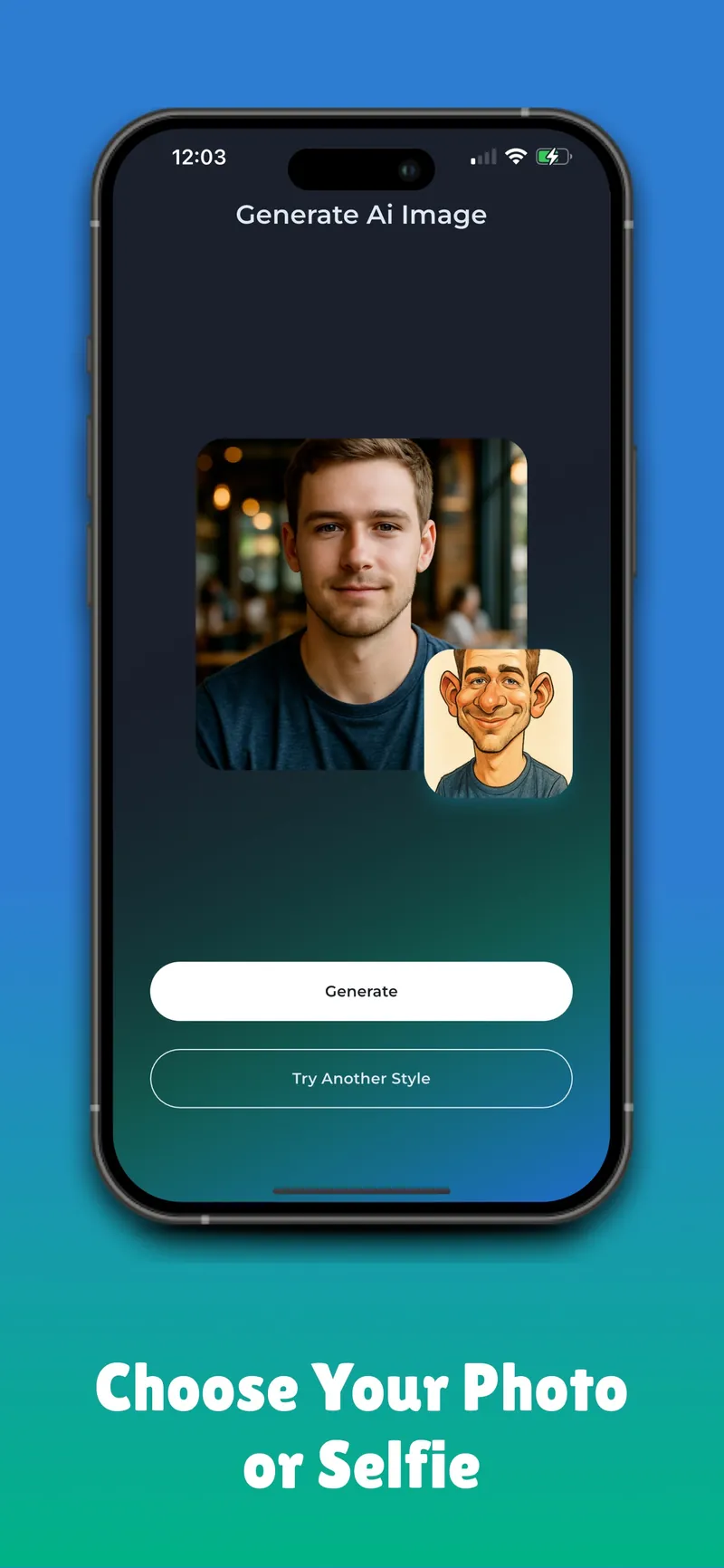 Caricature AI screen 2