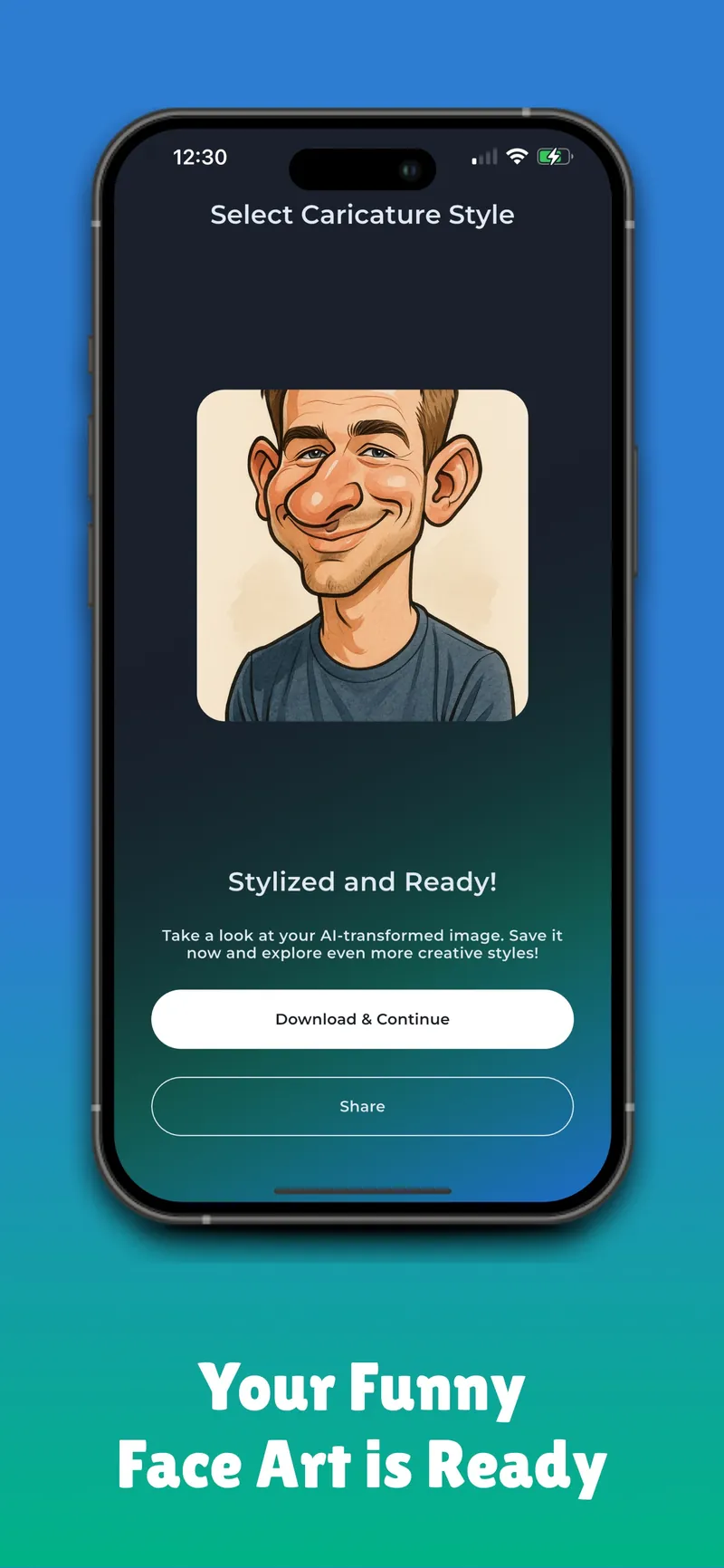 Caricature AI screen 4