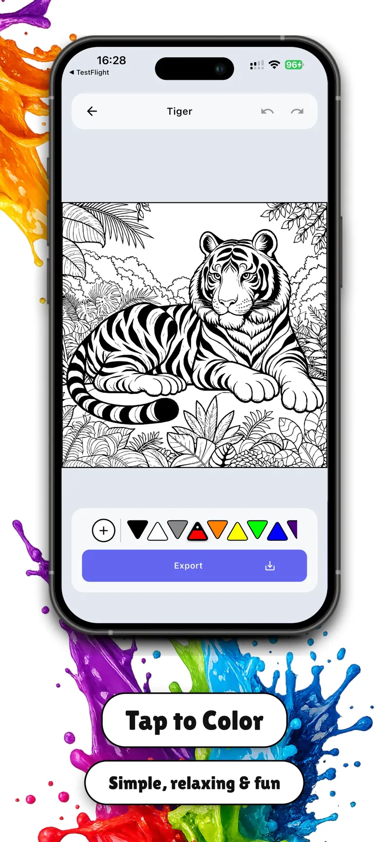 Coloring Book screen 3