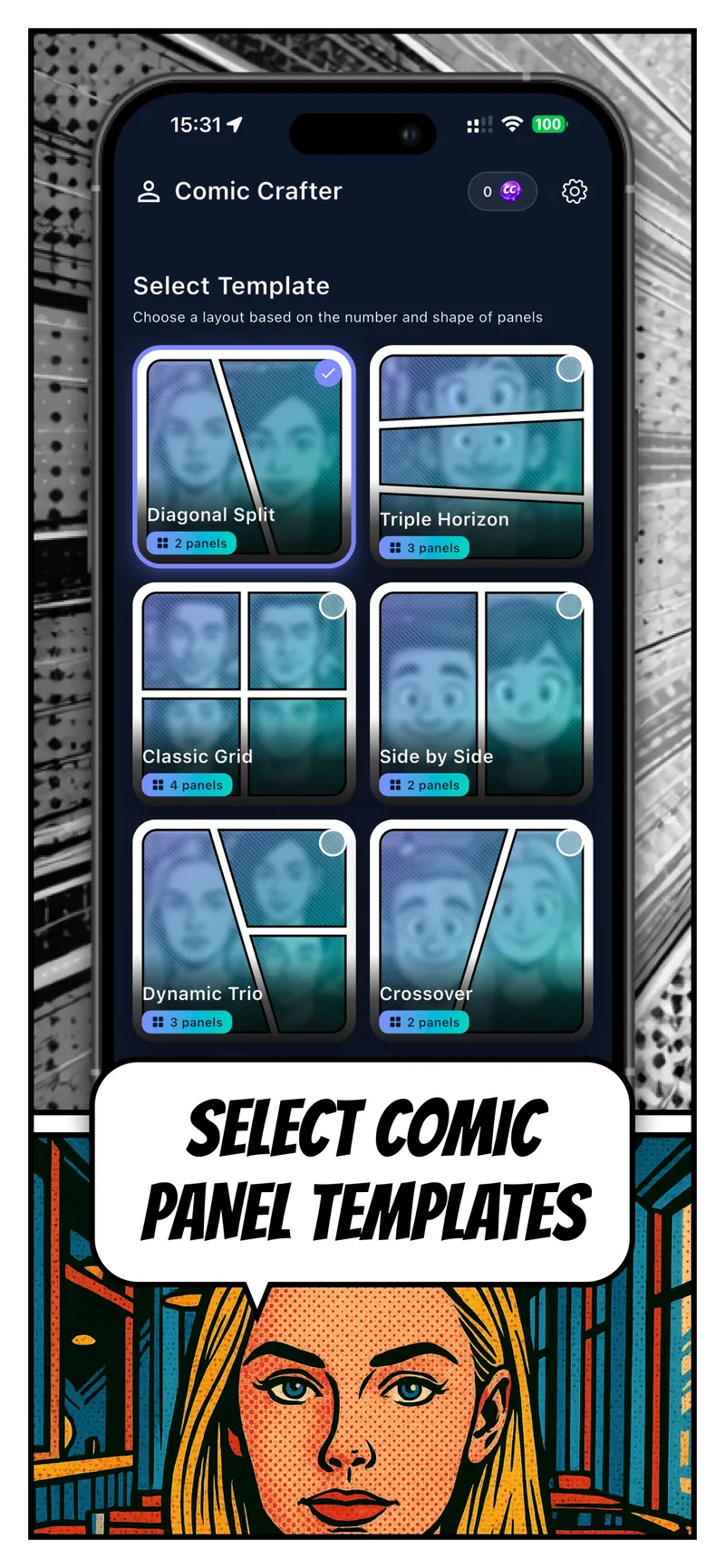 Comic Crafter screen 1