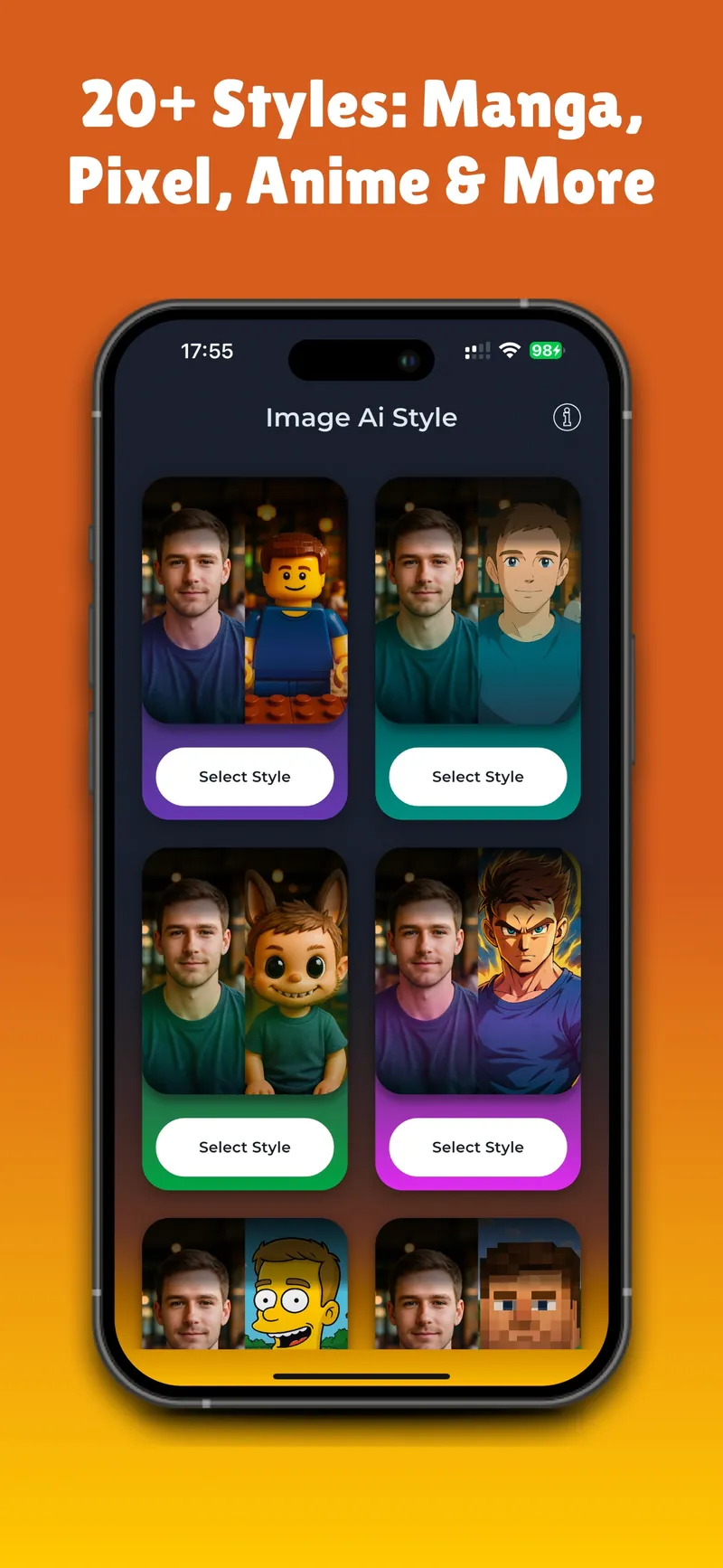 Image AI Style screen 1