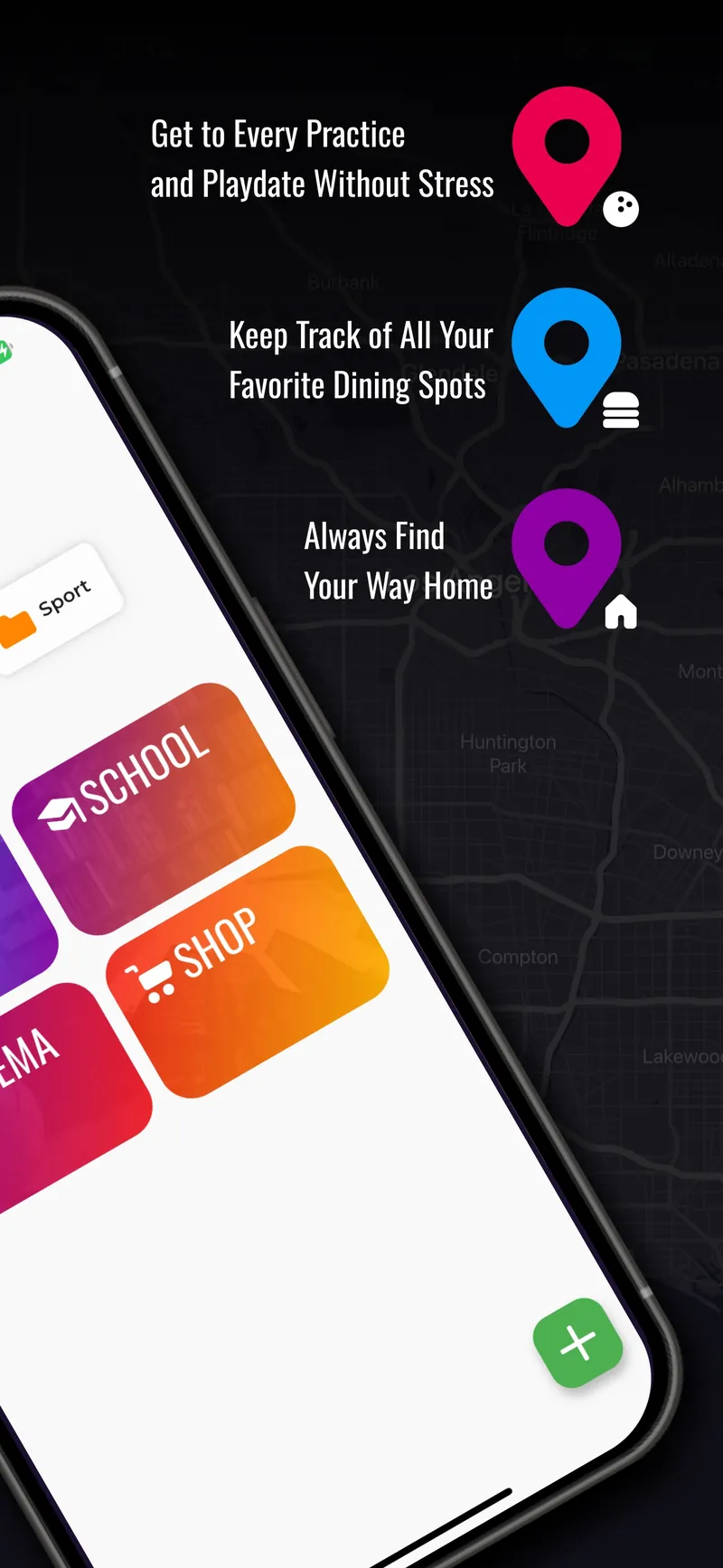 My Daily Routes screen 1