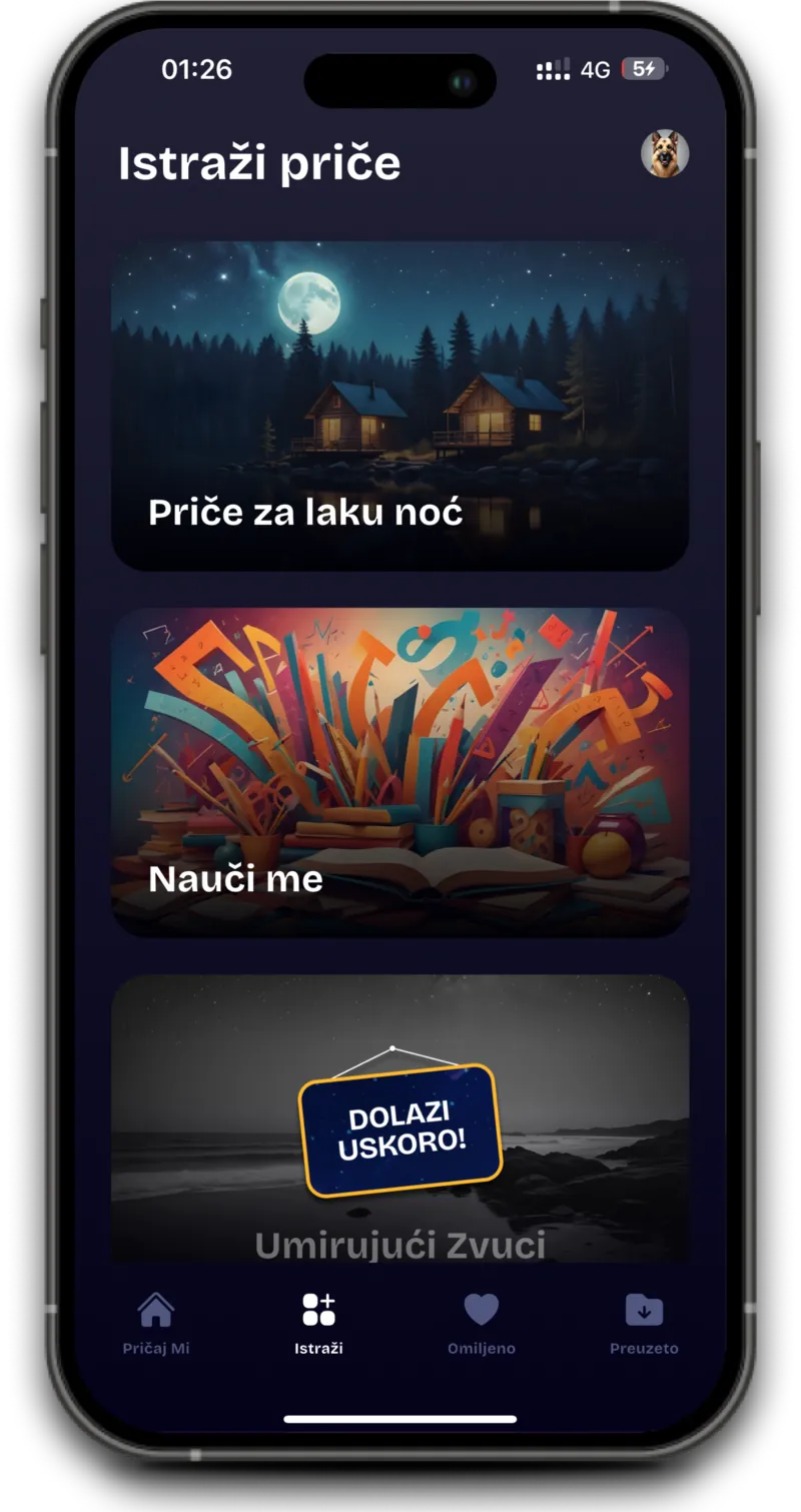 Pričaj Mi screen 1